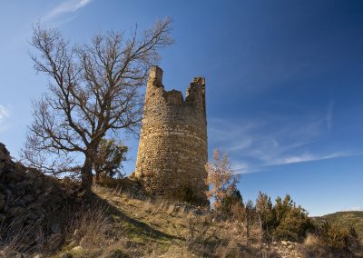 Chiriveta (Viacamp y Litera). Castell o castillo de Chiriveta (románico)